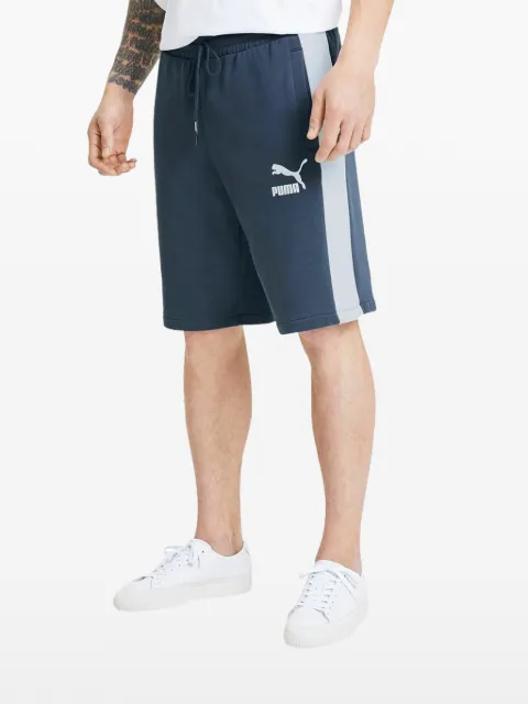 PUMA logo-print track shorts