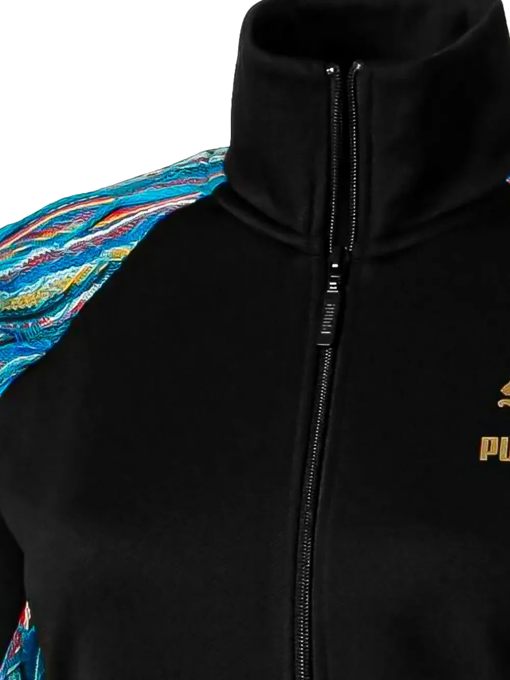 PUMA Sweater met rits Zwart