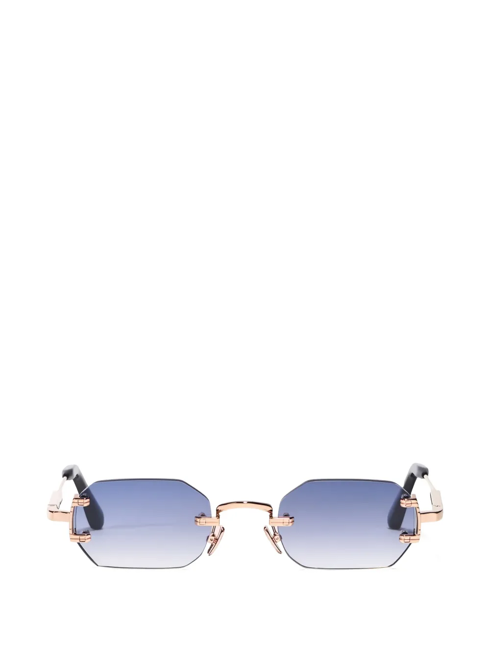 John Dalia Amaru rimless geometric-frame sunglasses - Oro