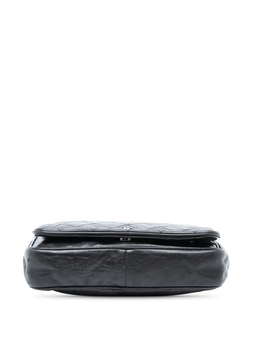 2013-2014 Cc Quilted Lambskin Full Flap Wallet On Chain Crossbody Bag
