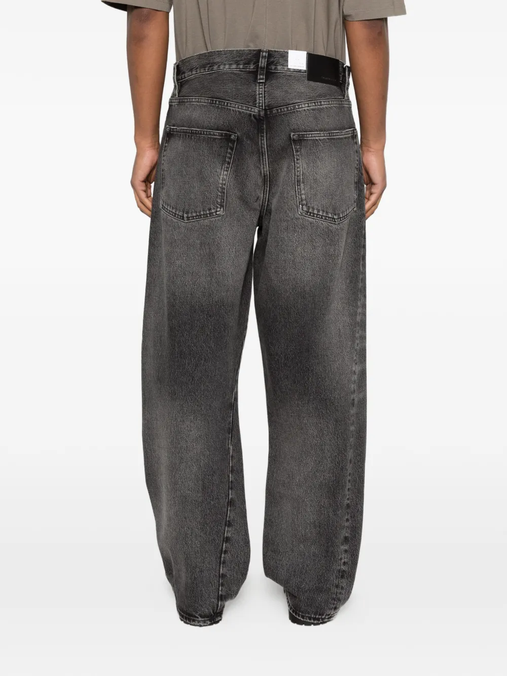 Sunflower Wide Twist denim jeans met vervaagd effect Grijs