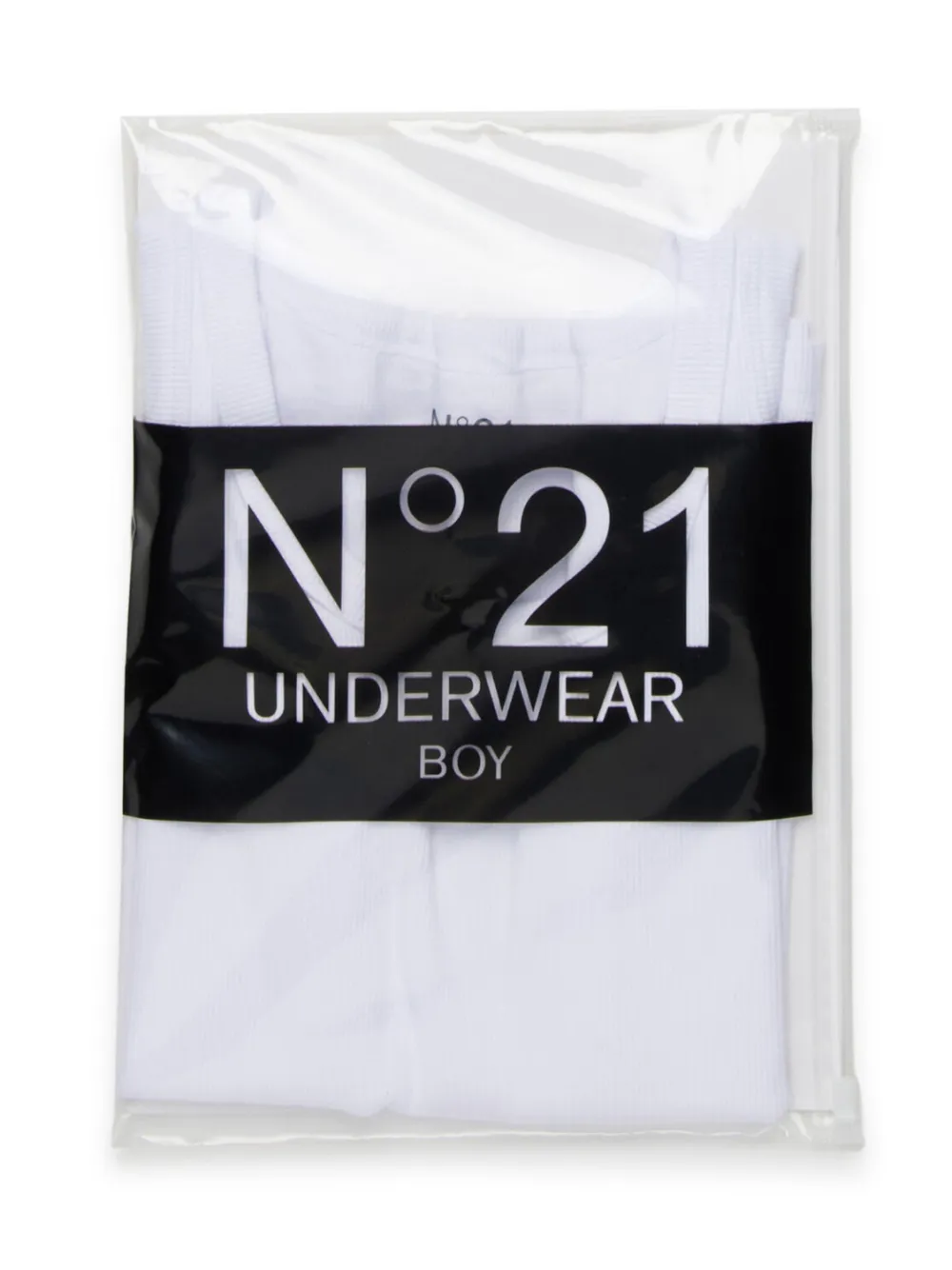  Nº21 Kids Logo Tank Top - White 