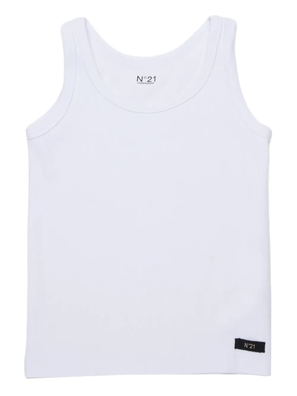 Nº21 Kids logo tank top - Weiß