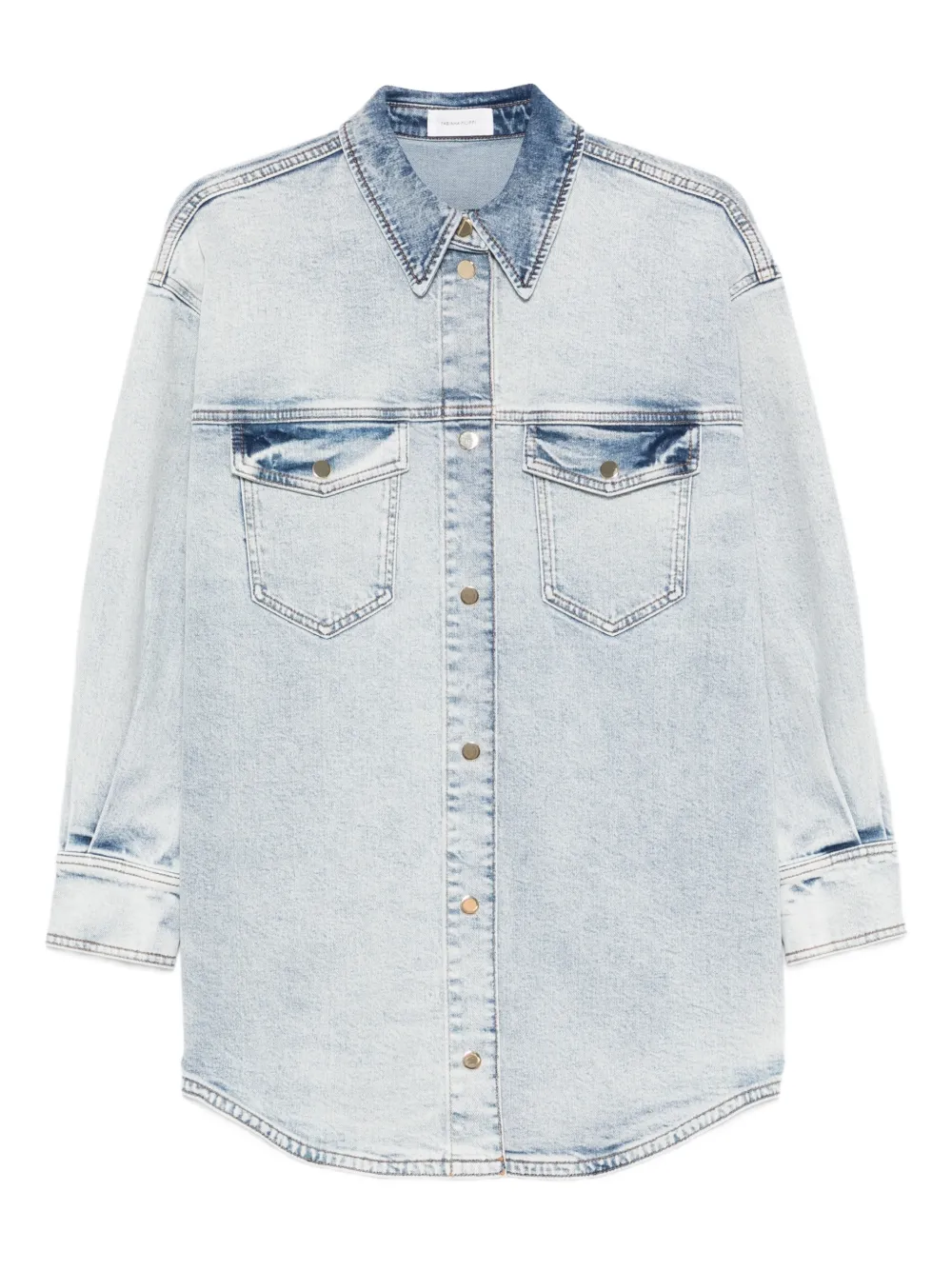 Fabiana Filippi buttoned shirt - Blue