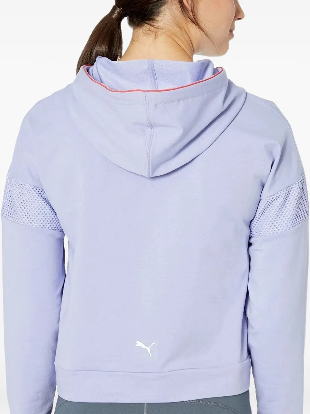 PUMA Hoodie met trekkoord Paars
