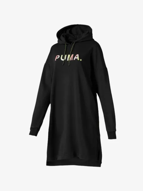 PUMA hooded long-sleeved dress