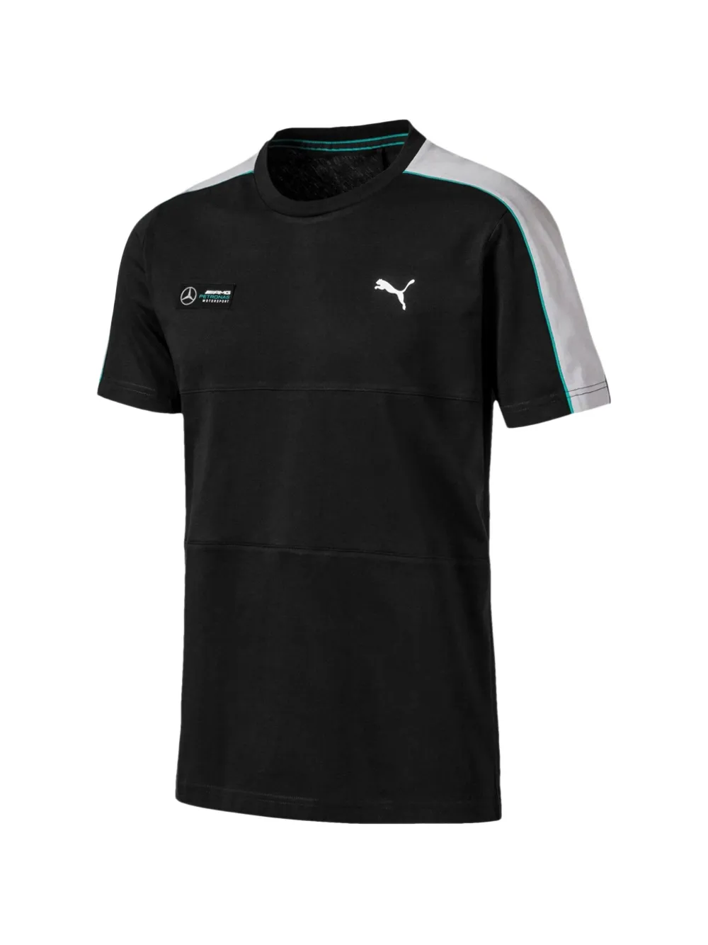 PUMA x Mercedes Mapm T7 T-shirt con inserti - Nero