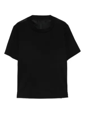 Sacai レイヤード Tシャツ | ブラック | FARFETCH JP