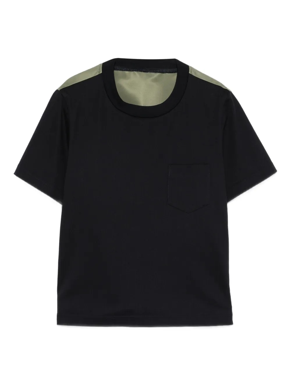 sacai pocket-detail T-shirt - Blu