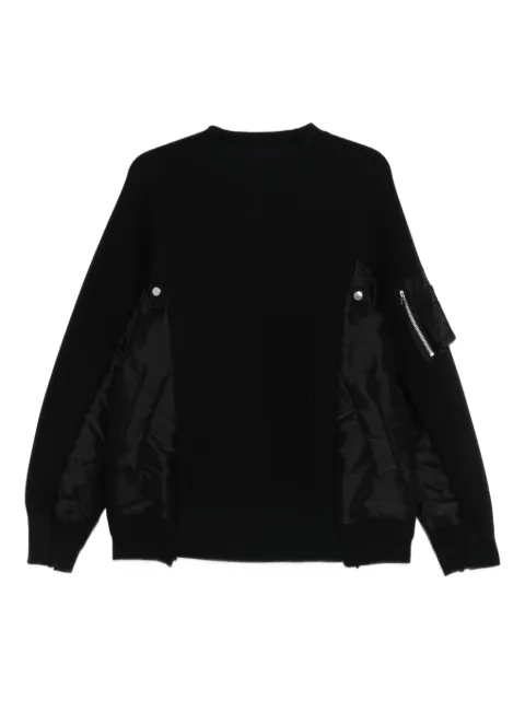 sacai pocket-detail sweatshirt