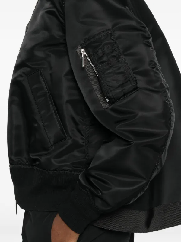 Sacai プリーツトリム ジャケット | ブラック | FARFETCH JP
