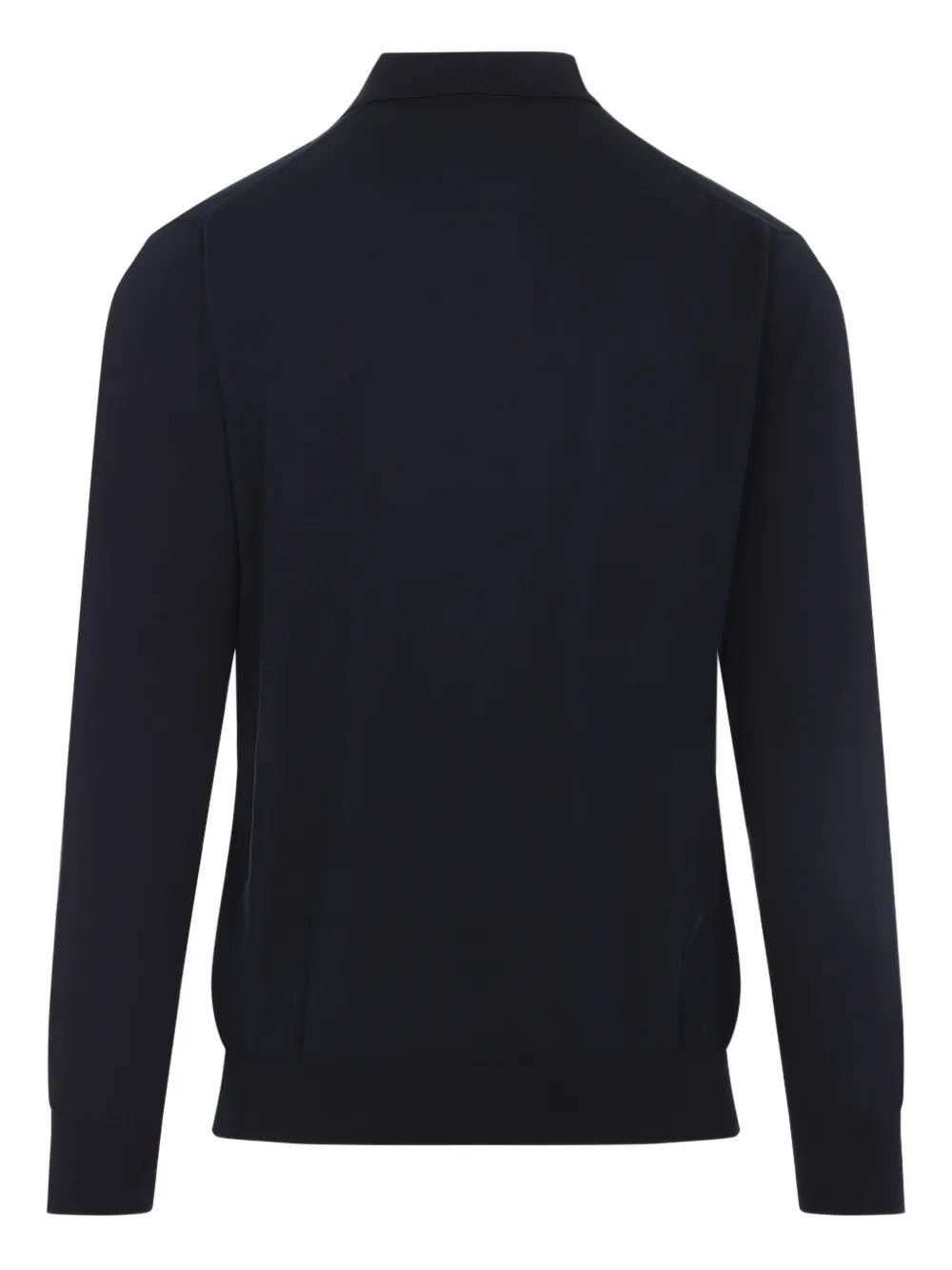 Kiton cotton polo shirt - Blauw