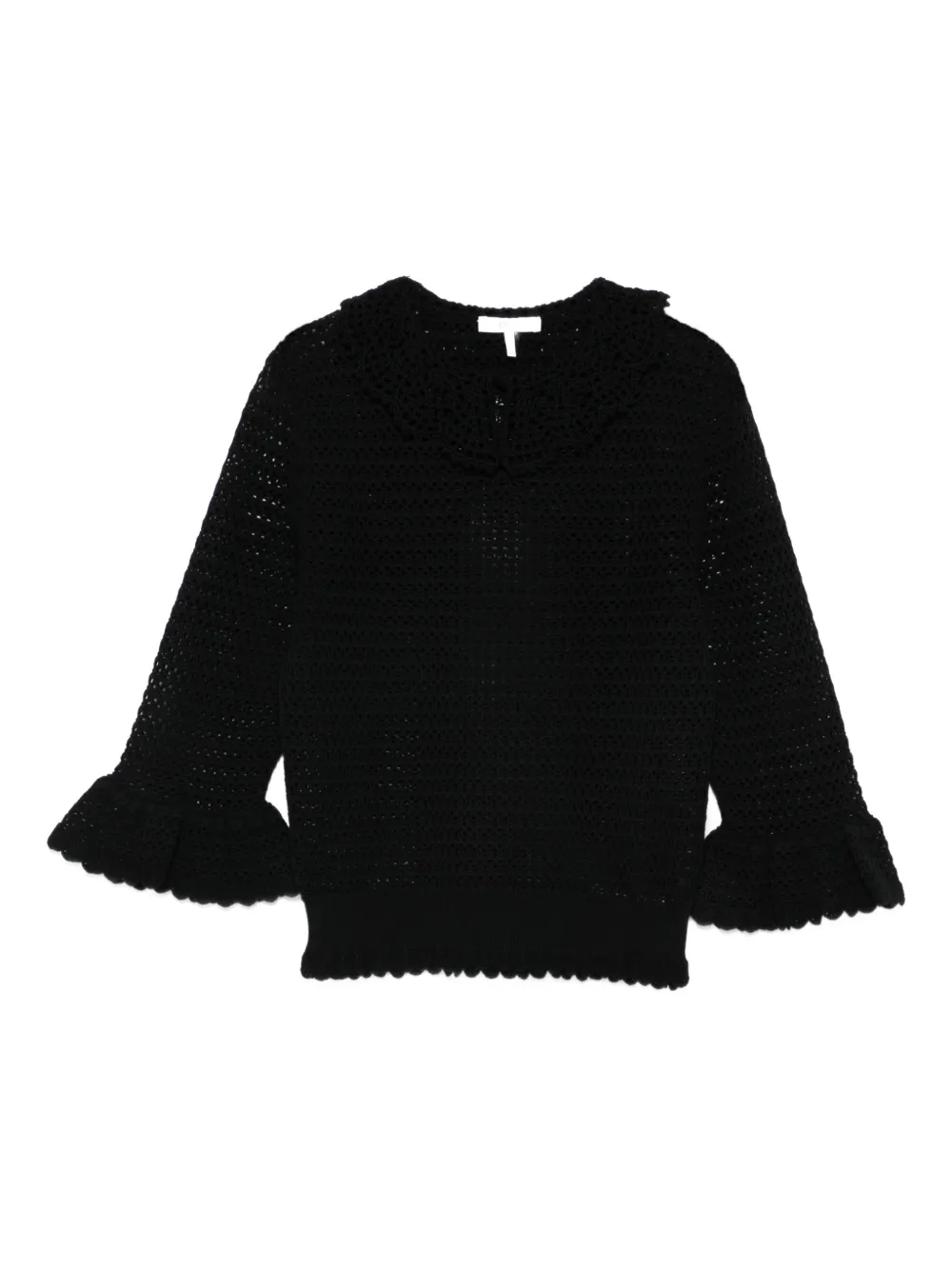 Chloé crochet top - Nero