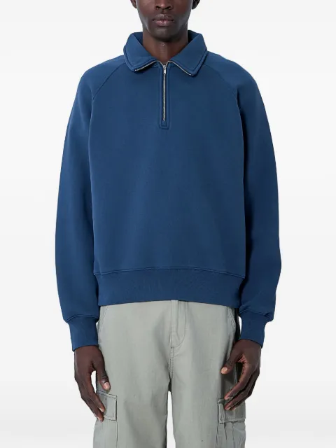 Stüssy sudadera con cuello alzado y cierre