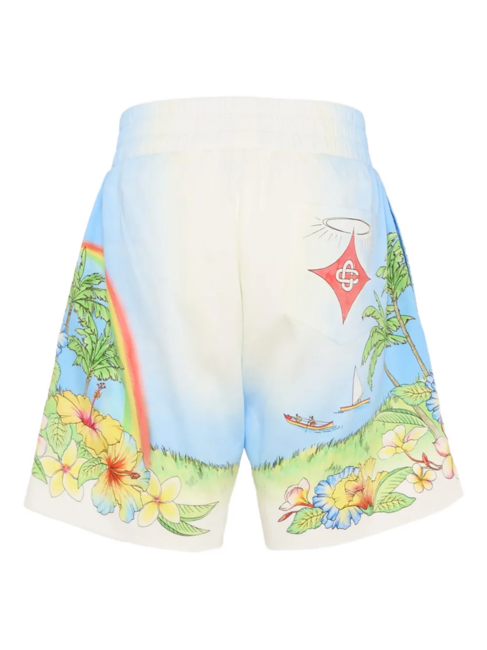 Elastic-Waist Shorts