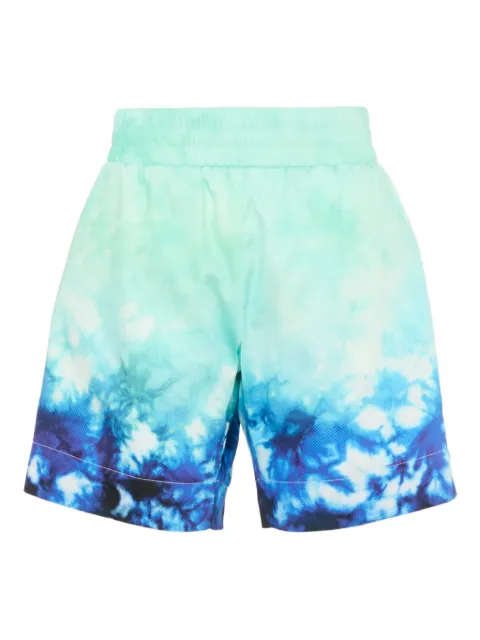 CASABLANCA KIDS tie-dye side-pocket shorts