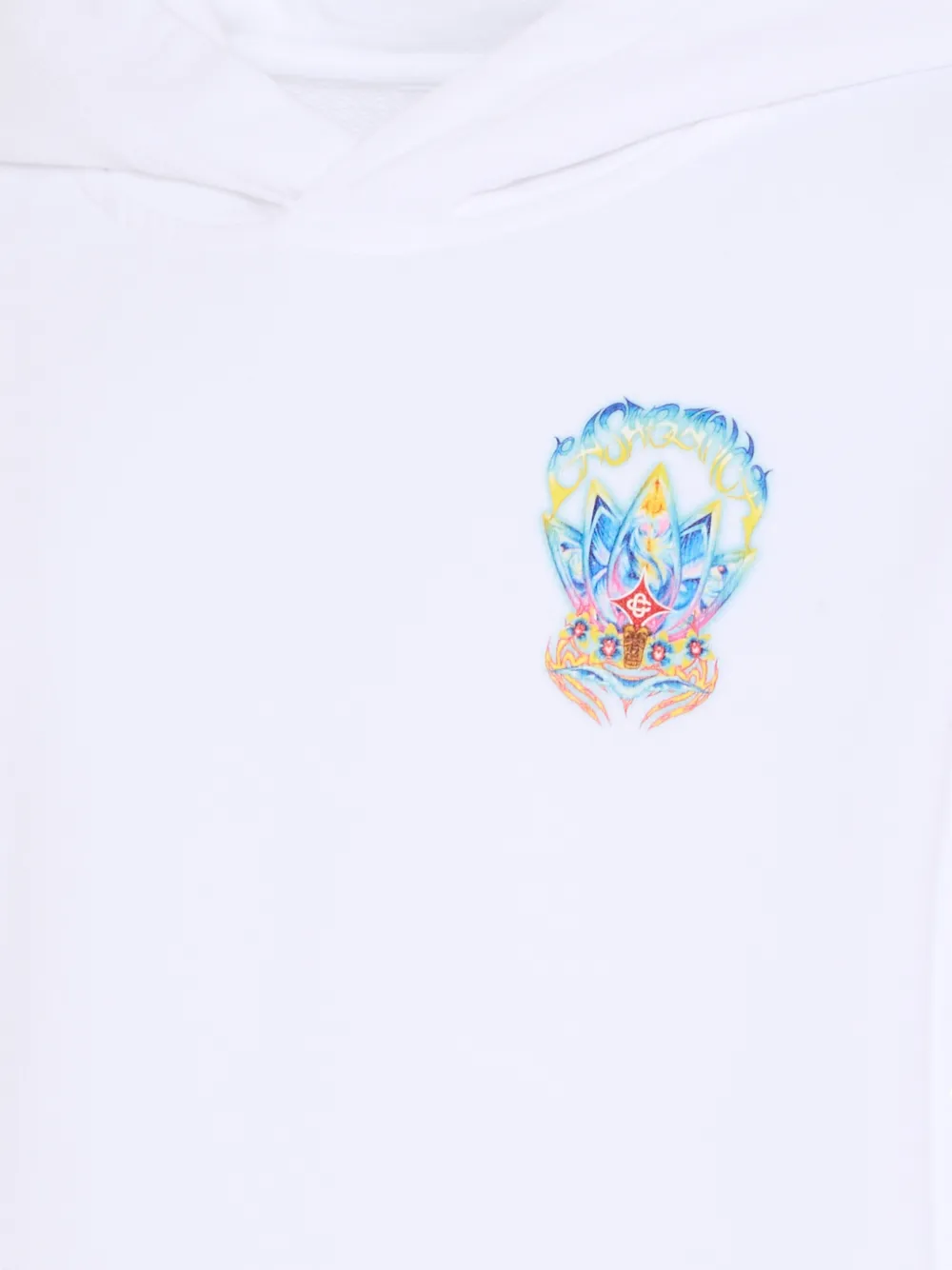 CASABLANCA KIDS Hoodie met print Wit