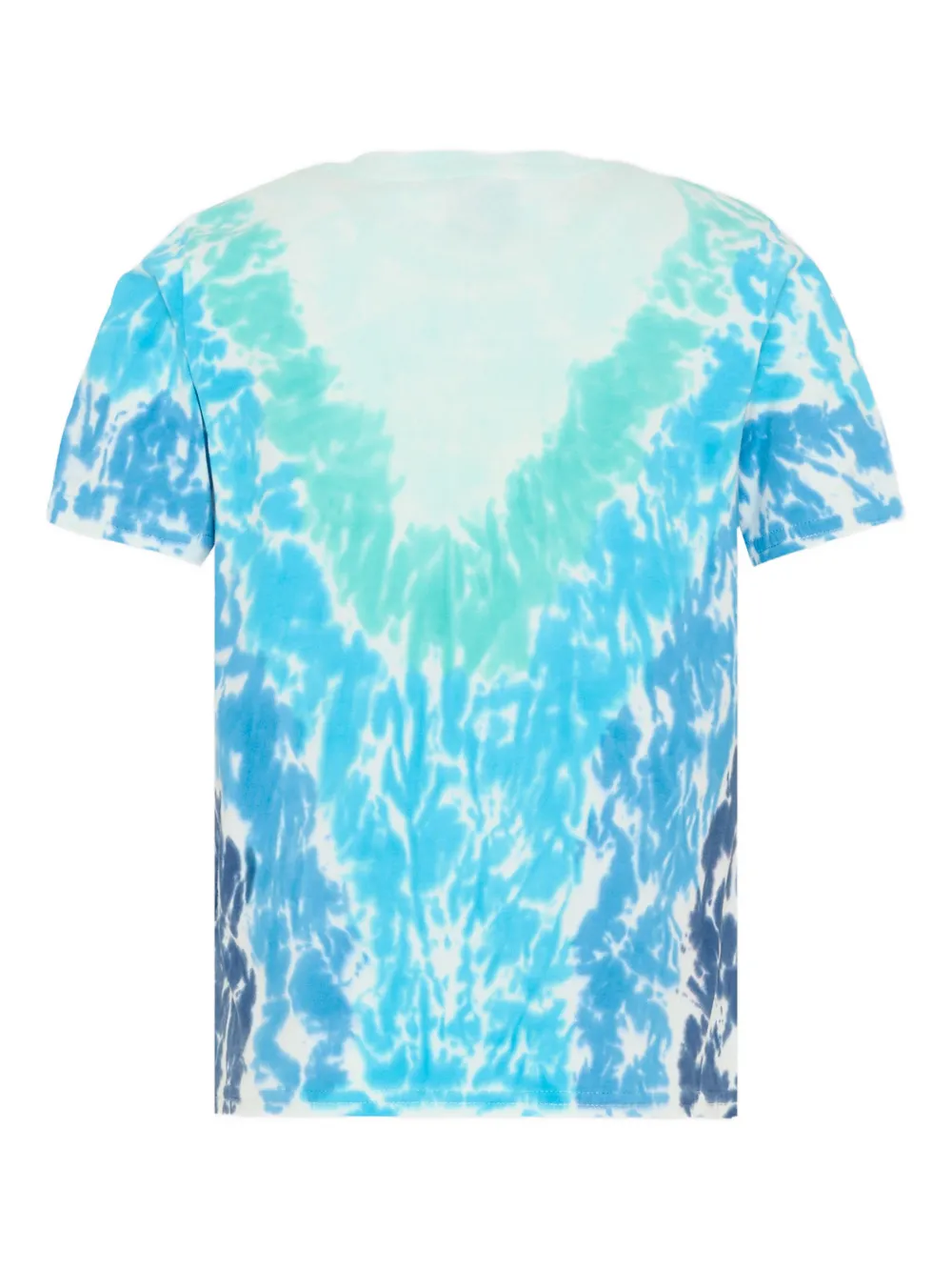 CASABLANCA KIDS T-shirt met tie-dye print Blauw