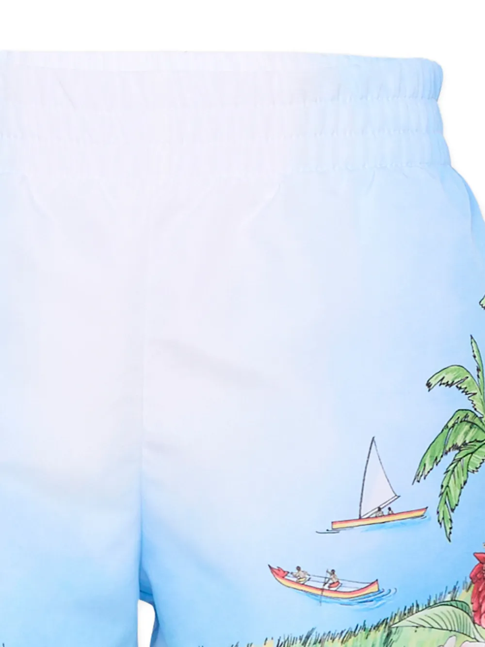 CASABLANCA KIDS Zwembroek met bloemenprint Blauw