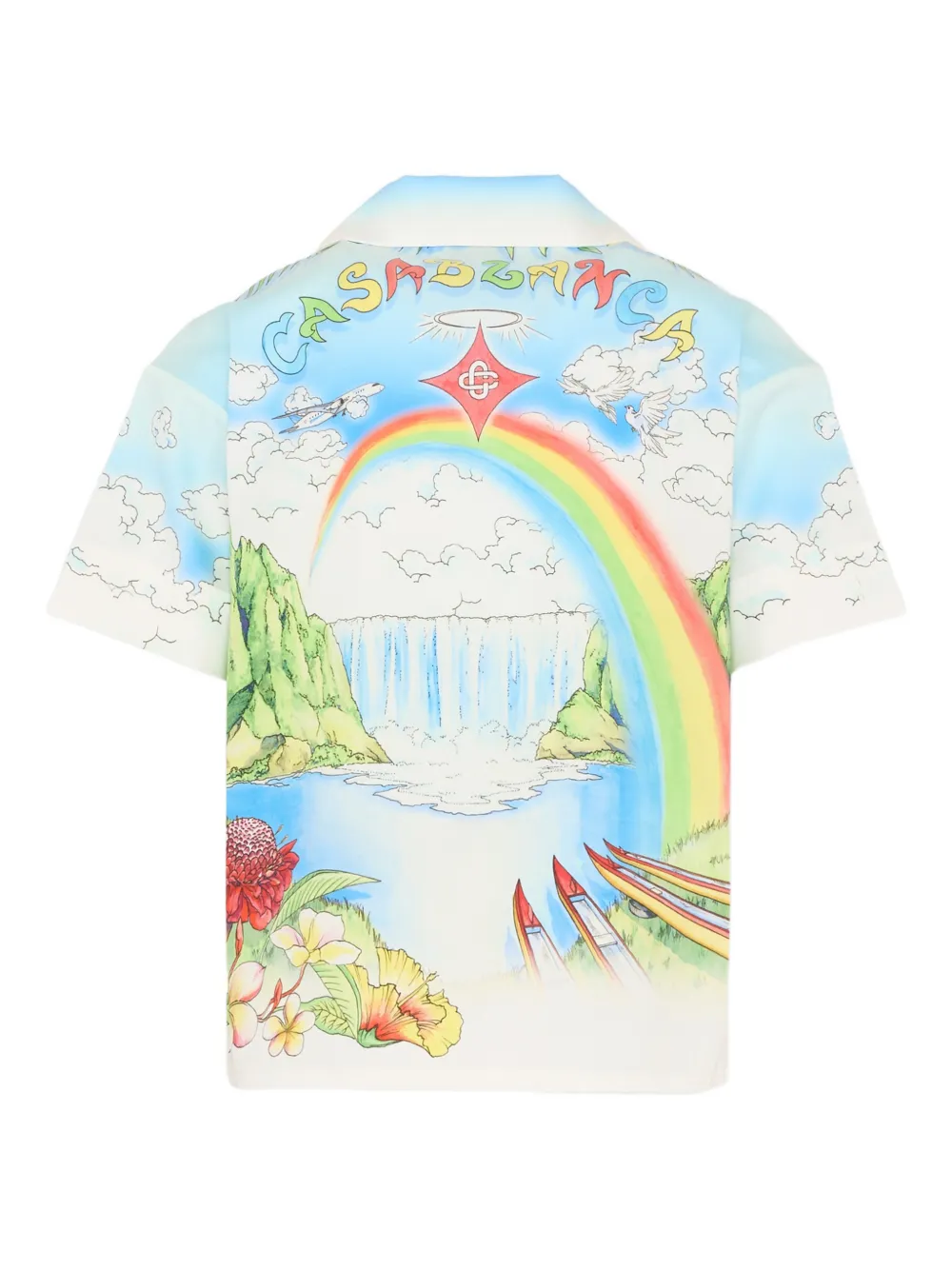 Short-Sleeve Graphic-Print Shirt