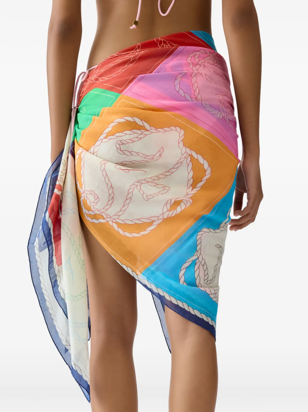 Jacquemus The Hippocampe wikkelrok Blauw