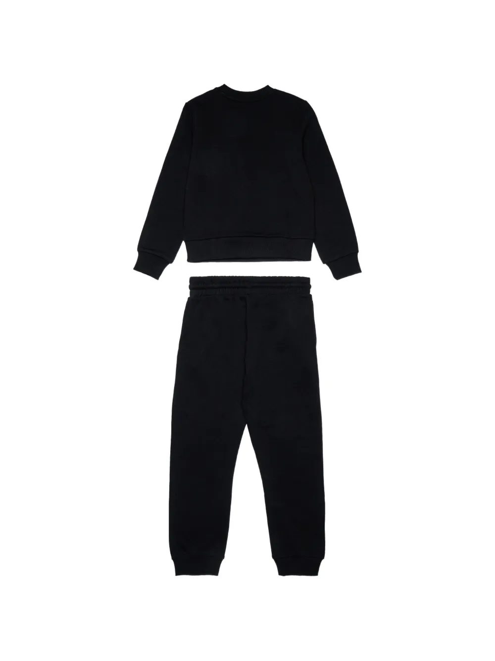 Diesel Kids Jisheop trainingspak met logodetail Zwart