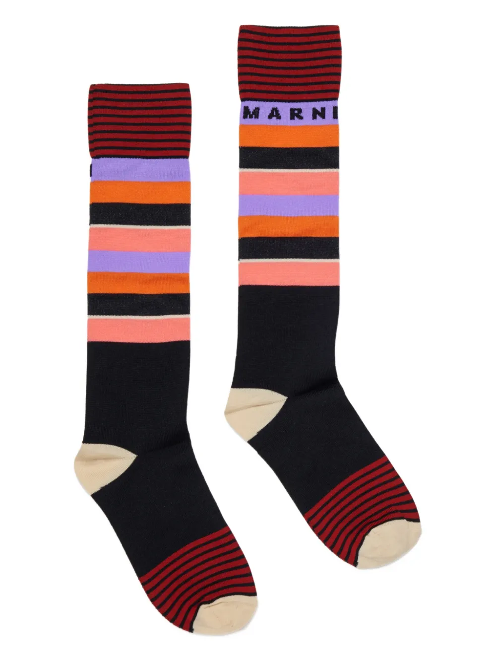 Marni Kids Calzini con logo - Nero