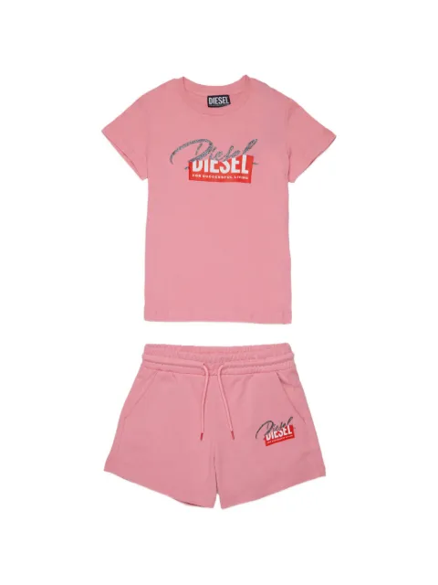 Diesel Kids logo-print T-shirt and shorts set