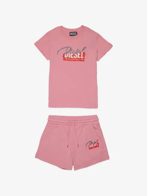 Diesel Kids logo-print T-shirt and shorts set
