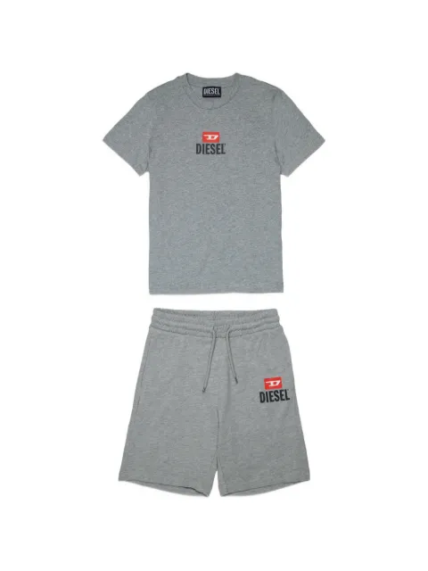 Diesel Kids ensemble t-shirt-short à logo imprimé