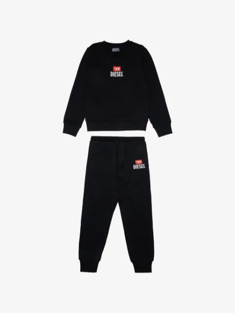 Diesel Kids traje deportivo con logo estampado