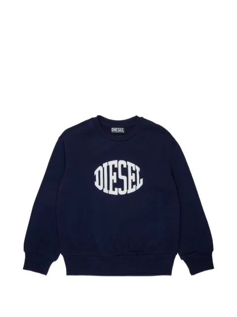 Diesel Kids sudadera con logo estampado