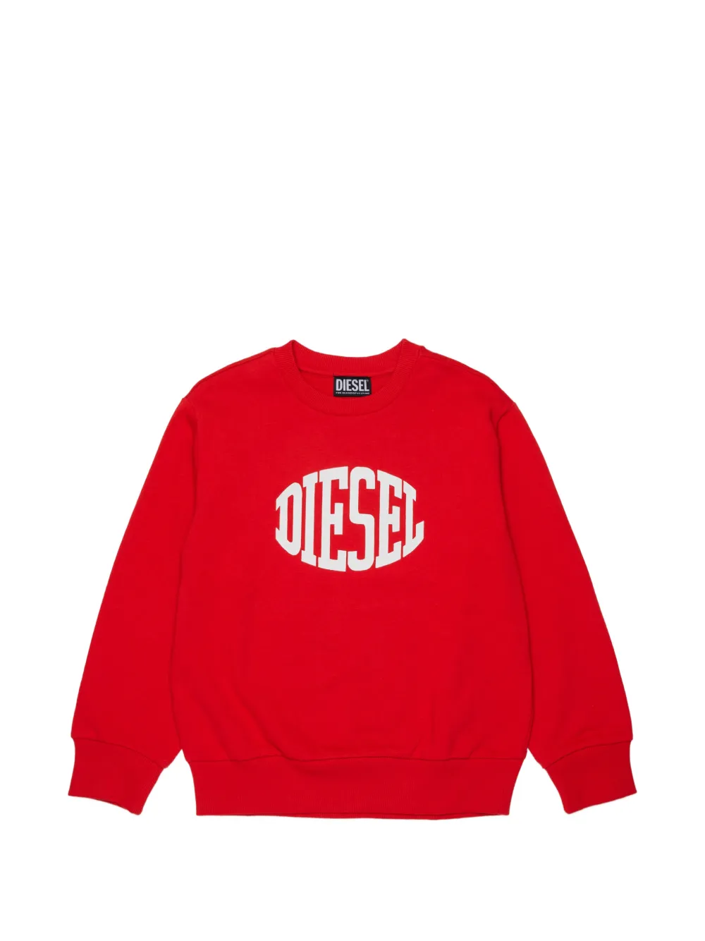 Diesel Kids Felpa con logo - Rosso