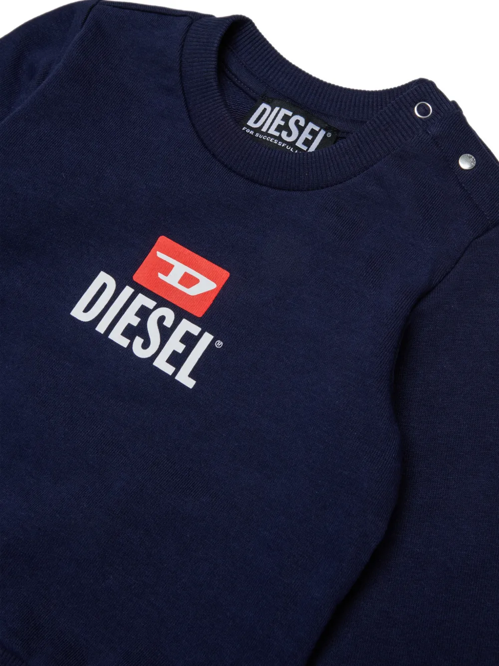 Diesel Kids Soliveb trainingspak met logodetail Blauw