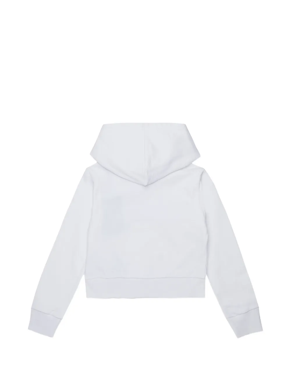 Diesel Kids Hoodie verfraaid met pailletten Wit
