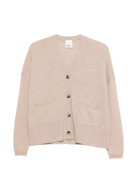 Allude pockets button cardigan