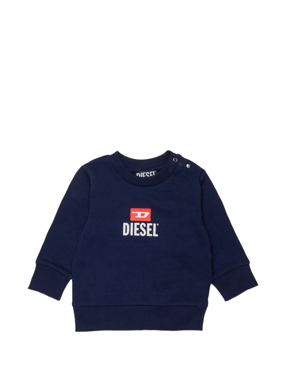 Diesel Kids Felpa con logo - Blu