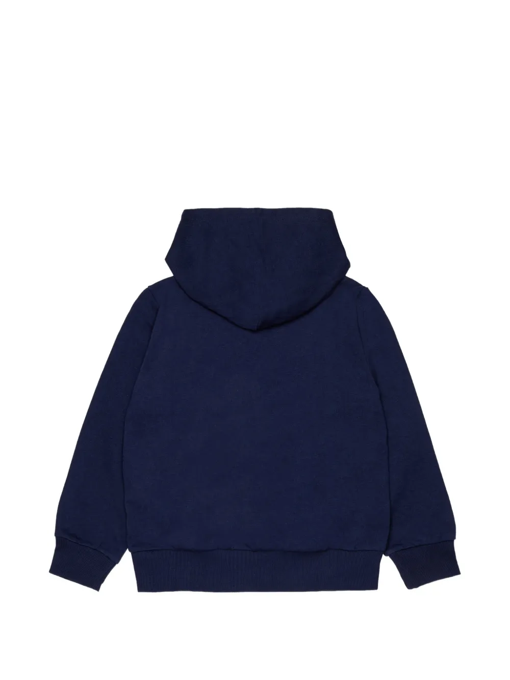 Diesel Kids Hoodie met logoprint Blauw
