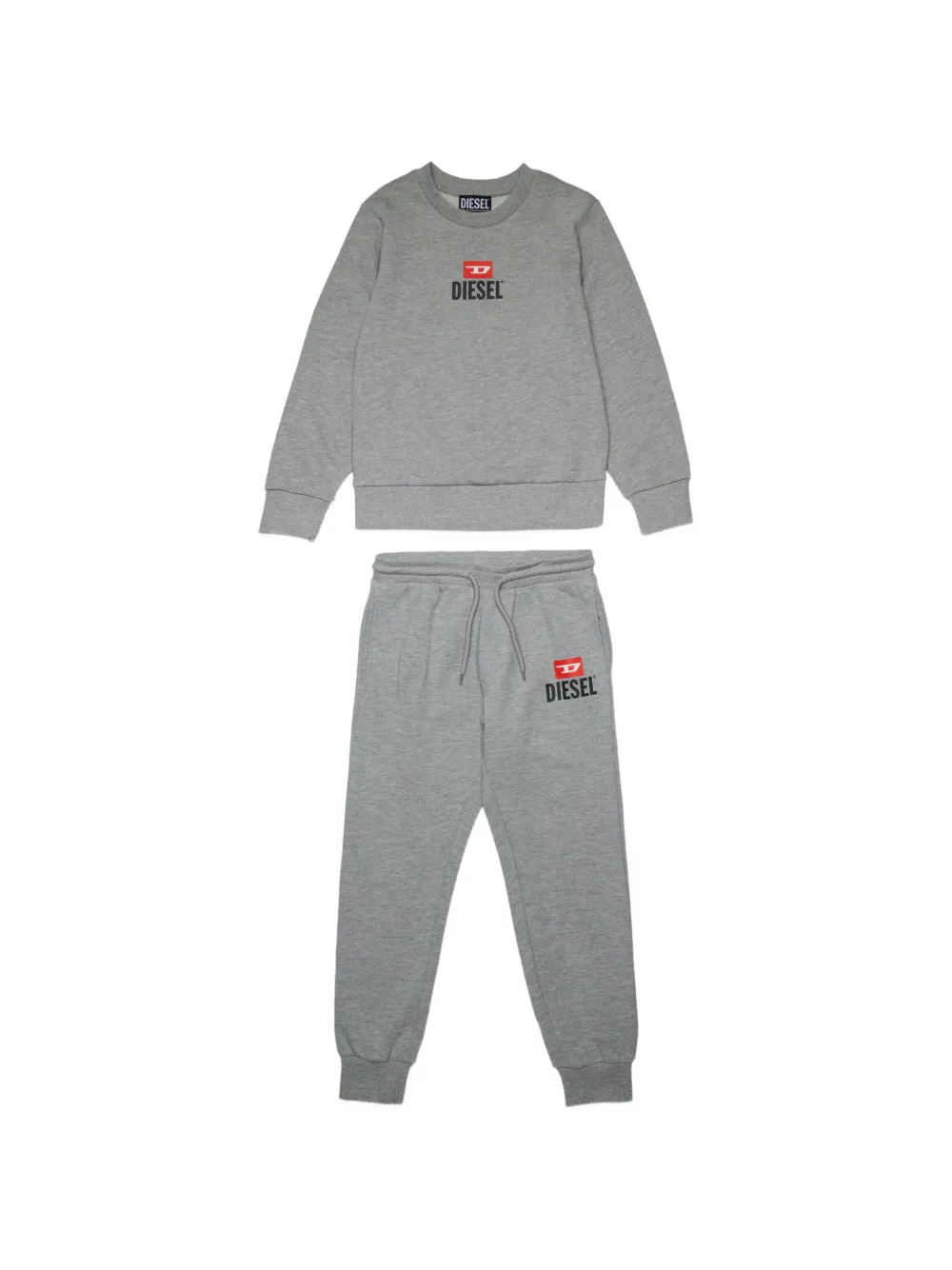 Diesel Kids Tuta sportiva con logo - Grigio