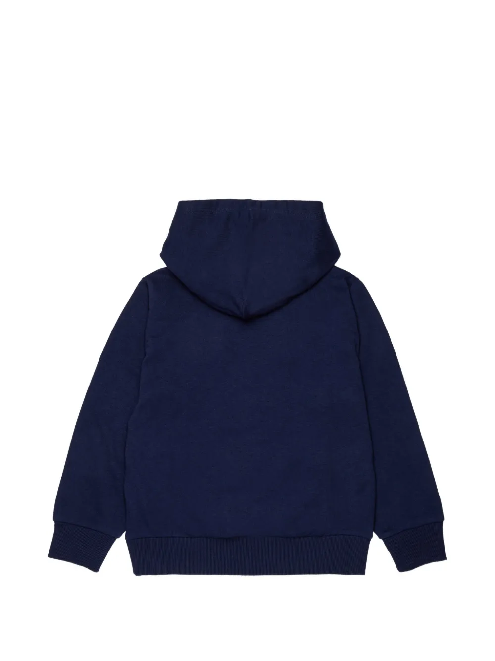 Diesel Kids Hoodie met logodetail Blauw