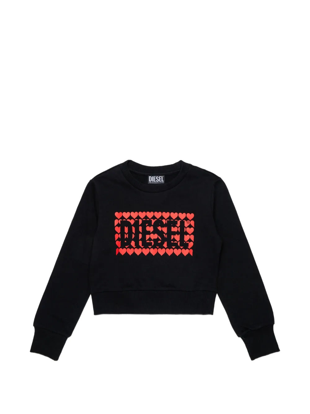 Diesel Kids Felpa con grafica - Nero