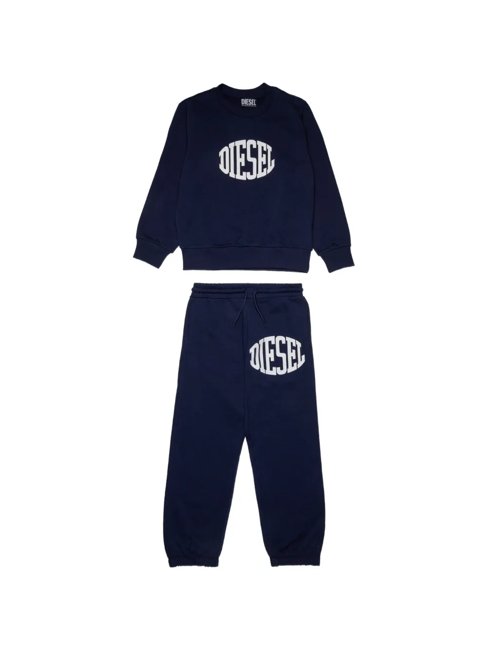 Diesel Kids Tuta sportiva con logo - Blu