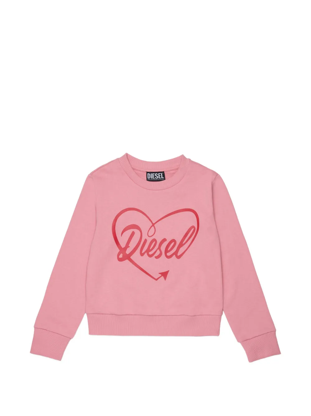 Diesel Kids graphic-print sweatshirt - Pink