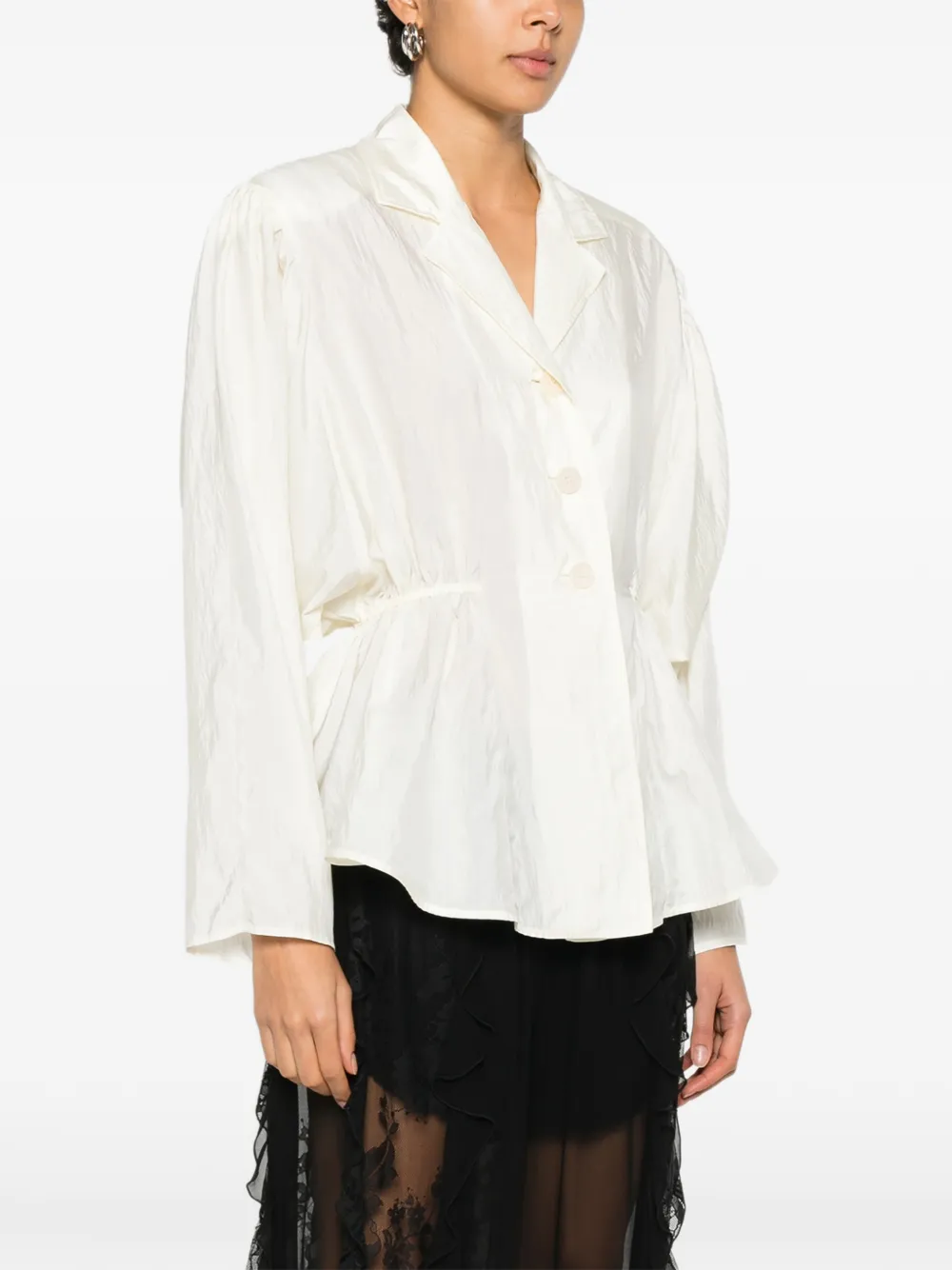  Chloé Ruffled Top - White 