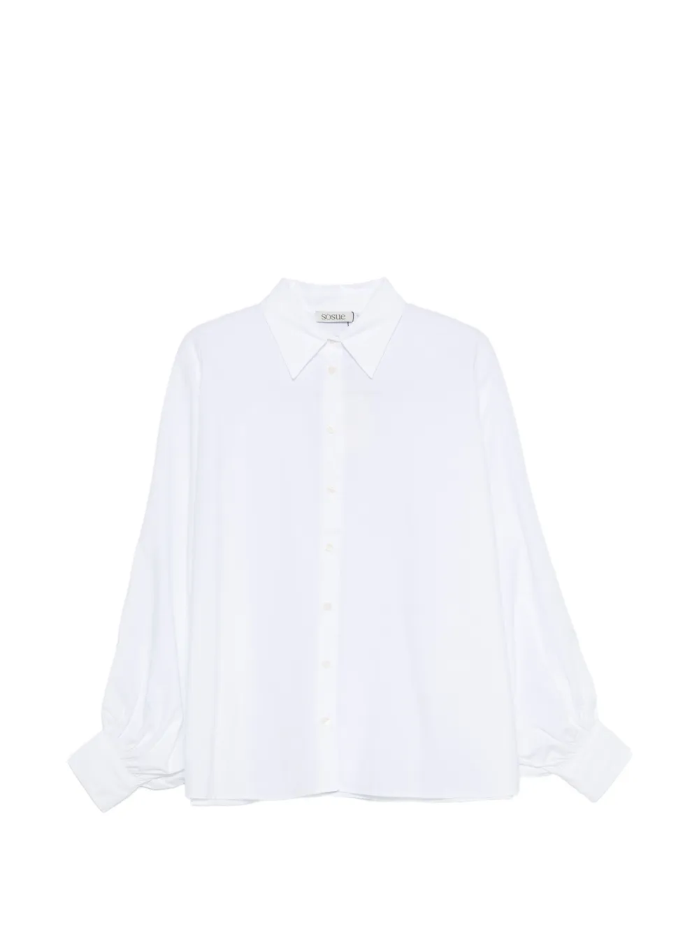 SoSUE Antonia cuffed-sleeve buttoned shirt - Weiß