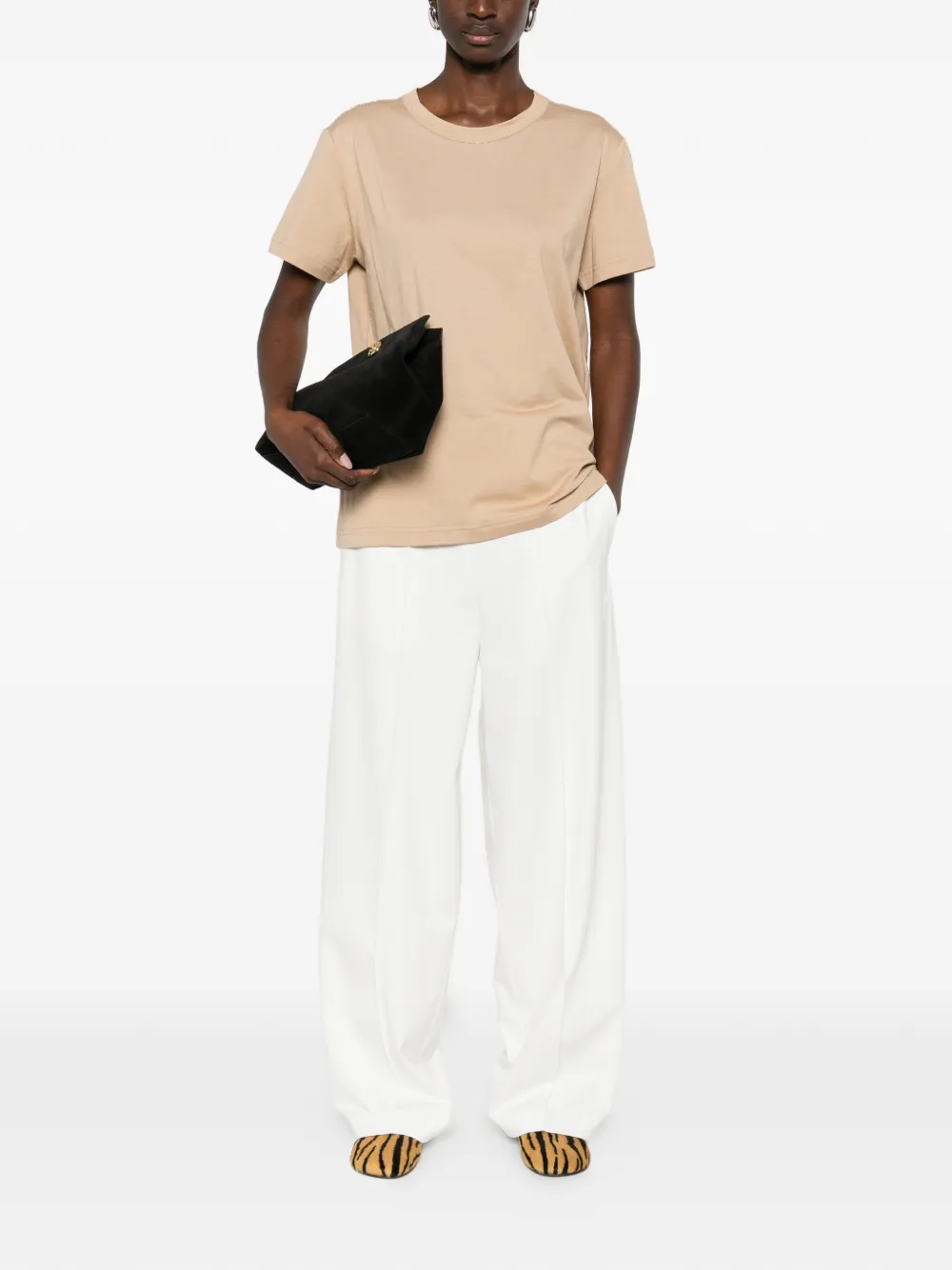 Fabiana Filippi elasticated trousers - Wit