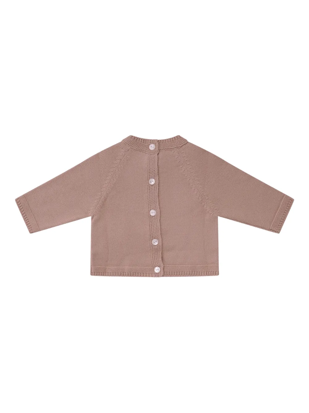  Fendi Kids Bear-appliqué Cardigan - Neutrals 