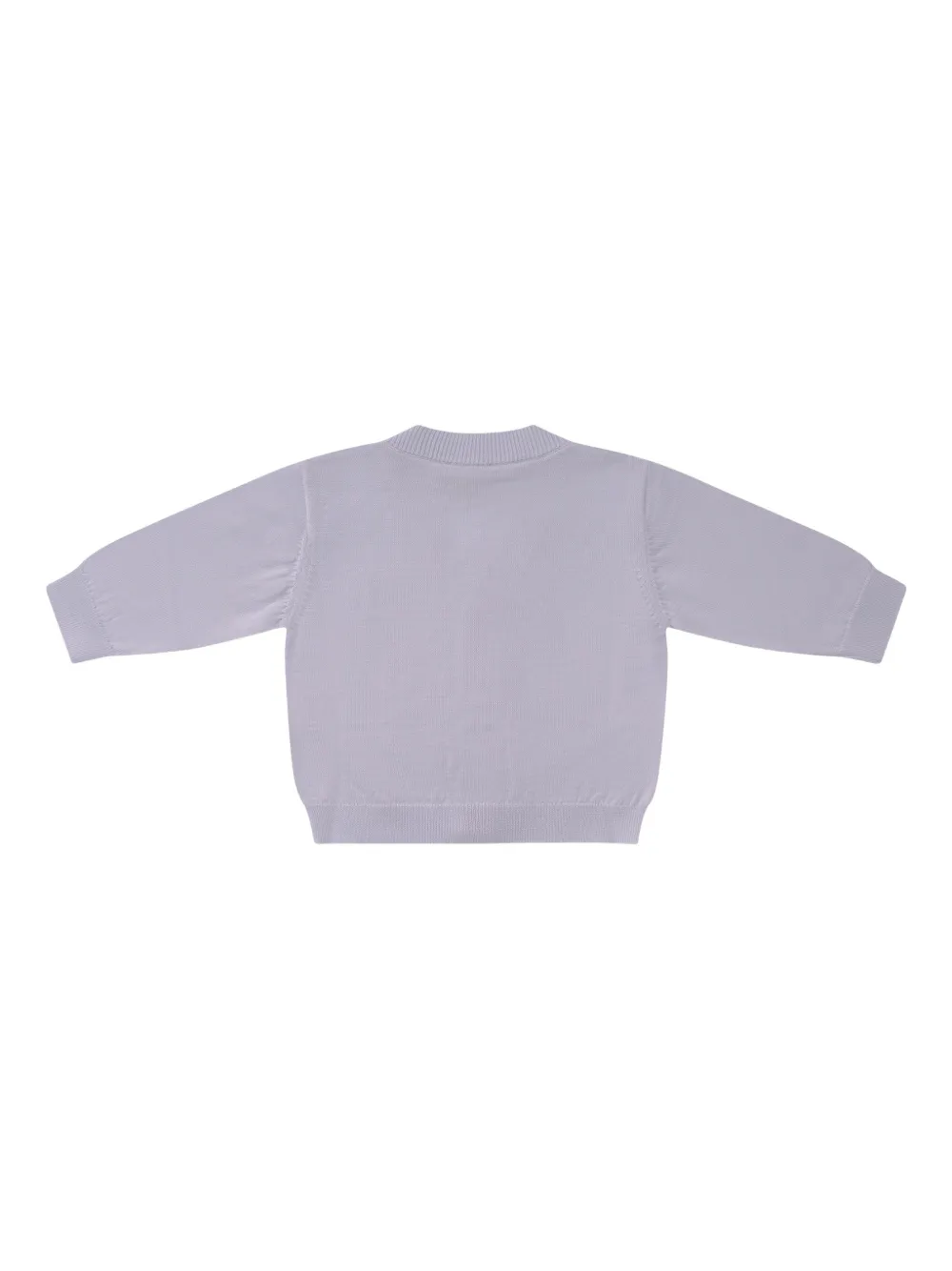 Fendi Kids Vest met geborduurd logo Blauw
