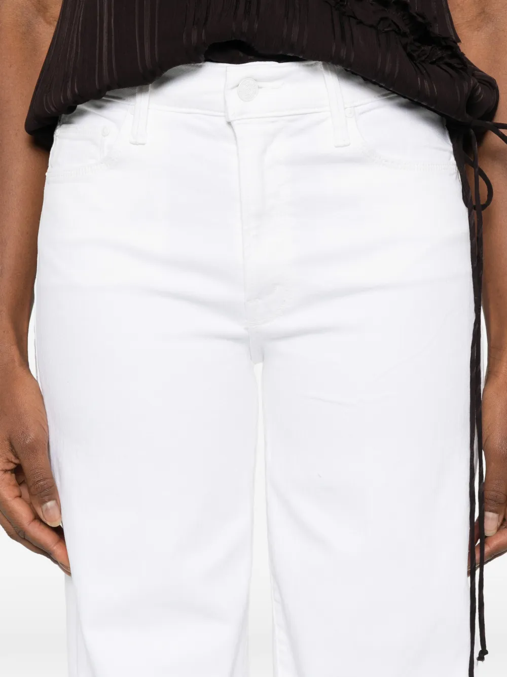 MOTHER The Twister Sneak jeans Wit