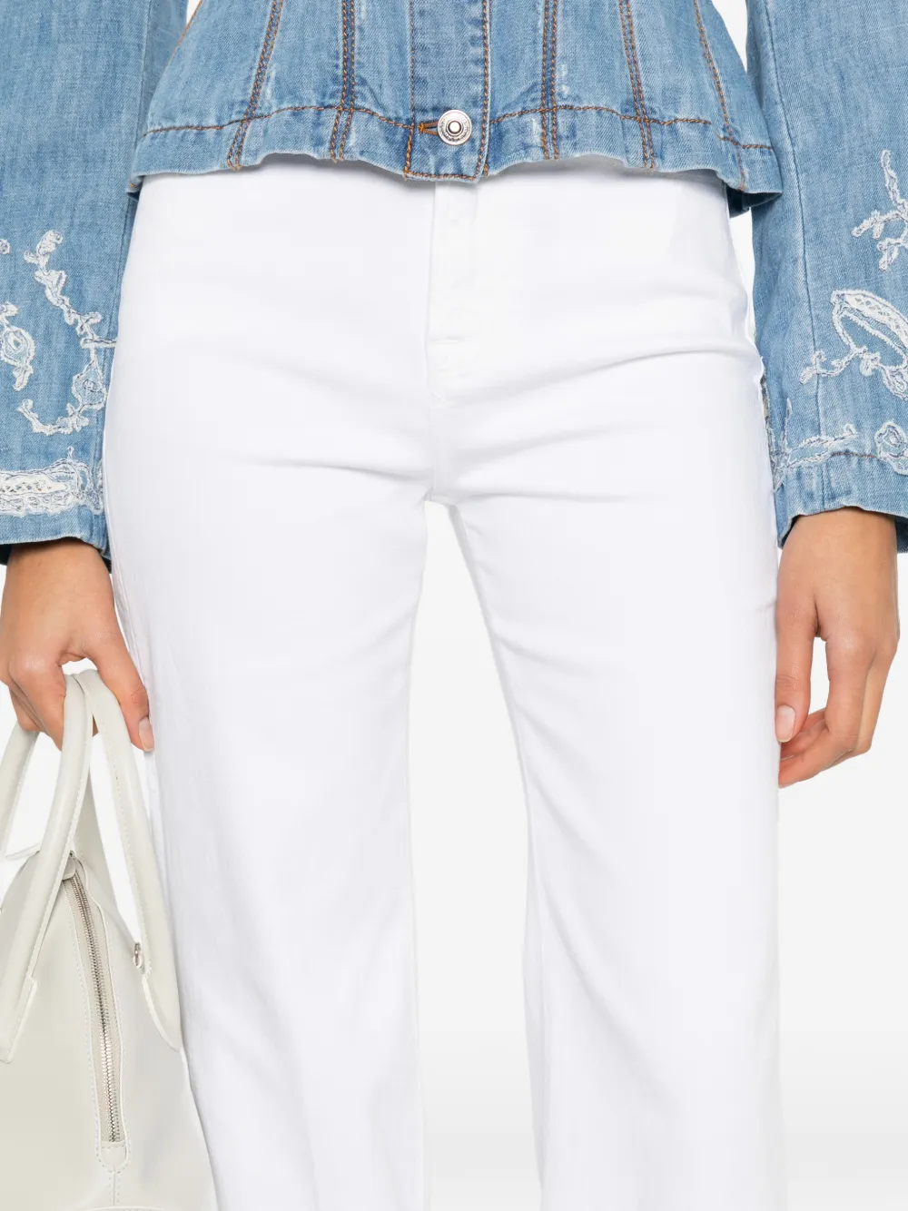 7 For All Mankind Modern Dojo jeans Wit
